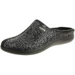 Rohde 6550 Bari Schuhe Damen Hausschuhe Pantoffeln Softfilz Weite G, Größe:41 EU, Farbe:Grau