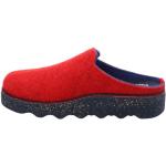 Rote Rohde Damenpantoffeln & Damenschlappen in Breitweite aus Leder mit herausnehmbarem Fußbett Größe 39 