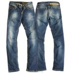 Reduzierte Blaue ROKKER Stonewashed Jeans mit Reißverschluss aus Baumwolle für Damen 