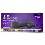 Roku Streambar | 4K/HDR Streaming Media Player und Soundbar in einem | Funktioniert nur in Deutschland | Bluetooth | mit Fernseher, Schwarz