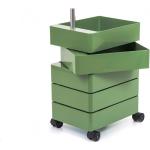 Rollcontainer 360˚ - 5 Schubladen, Farbe Grün