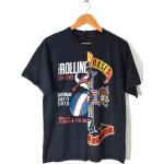 Rolling Roses Mash-Up T-Shirt Große Upcycled Metal Musik Classic Rock Konzert Tour Tee Neu Gearbeitet Vintage Axl Rose