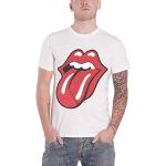 Reduzierte Weiße Rolling Stones Herrenbandshirts Größe M 