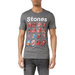 Graue Rolling Stones Herrenbandshirts Größe XXL 
