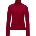 Rote Peter Hahn Rollkragen Kaschmir-Pullover maschinenwaschbar für Damen Größe XL 