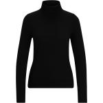 Schwarze HUGO BOSS BOSS Rollkragen Rollkragenpullover aus Wolle für Damen Größe XS 