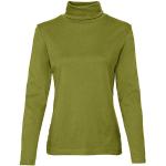 Grüne Waschbär Nachhaltige Rollkragenshirts für Damen Größe L 