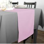 Pastellrosa Unifarbene Moderne Tischläufer aus Polyester 