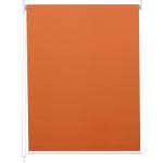 Orange Seitenzugrollos aus Textil blickdicht 