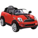 Rote Mini Cooper Elektroautos für Kinder aus Kunststoff für 3 - 5 Jahre 
