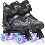 Rollschuhe Roller Skates Rollerskates 27-30 31-34 Verstellbar für Mädchen Jungen