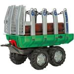Rolly Toys Kinderfahrzeug-Anhänger »Timber Trailer«, für Trettraktoren, grün
