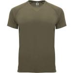 Armeegrüne Kurzärmelige Rundhals-Ausschnitt T-Shirts aus Polyester für Herren Größe 15 XL 