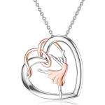 Elegante Herzketten aus Silber für Damen zum Muttertag 