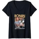 Ronan Keating Offizielle Hommage Life Is A Rollercoaster T-Shirt mit V-Ausschnitt