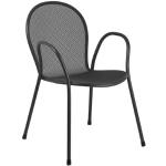 Stapelbarer Sessel Ronda metall schwarz / Metall - Emu - Schwarz