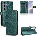 Grüne Elegante Samsung Galaxy A35 Hüllen Art: Flip Cases mit Bildern aus Glattleder mit Ständer 