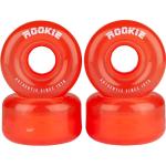 Rookie Disco Quad-Räder, 58 mm, transparent, Rot, 4 Stück