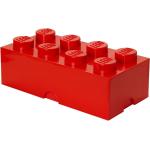 Room Copenhagen - LEGO® Aufbewahrungsbox 8 Knöpfe, Hellrot - Klarrot