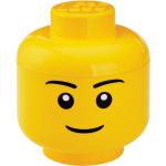 Room Copenhagen - LEGO® Aufbewahrungsbox Kopf Groß, Boy - Gelb