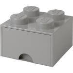 Room Copenhagen LEGO Brick Drawer 4 grau, Aufbewahrungsbox grau