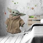 Reduzierte Hellbraune Roommates Star Wars Yoda Baby Yoda / The Child Wandtattoos & Wandaufkleber Strukturierte 