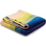 Blaue Moderne Røros Tweed Decken aus Wolle 135x200 