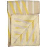 Gelbe Røros Tweed Decken aus Wolle 130x200 