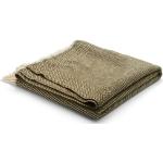 Braune Skandinavische Røros Tweed Wolldecken & Plaids aus Wolle 140x220 