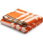 Orange Motiv Asiatische Røros Tweed Decken aus Wolle 135x200 
