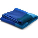 Blaue Skandinavische Røros Tweed Decken aus Wolle 135x200 