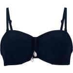Blaue Rosa Faia Bandeau-Bikinis für Damen Größe S 