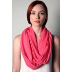 Pinke Oversize Schlauchschals & Loop-Schals aus Jersey Handwäsche für Damen für den für den Frühling 