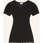 Schwarze rosemunde T-Shirts aus Seide für Damen Größe S 