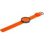 Orange Minimalistische Wasserdichte Rosendahl Picto Runde Armbanduhren mit New York Motiv aus Edelstahl 