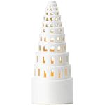 Weiße Moderne Lichthäuser & Weihnachtsdörfer aus Keramik 