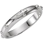 Rosenkranz-Ring, 925er Sterlingsilber, Schmuck, Geschenke für Damen, Ringgrößen: H bis X, Metall, Kein edelstein