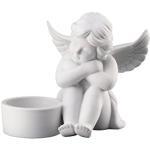 Reduzierte Weiße Rosenthal Sitzende Engel matt aus Porzellan 
