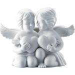 #20# Mini-Deko Küssendes Engel-Paar weiß 6 cm 