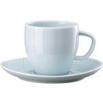 Blaue Kaffeetassen-Sets aus Porzellan ohne Henkel 
