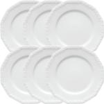 Weiße Speiseteller & Essteller 19 cm aus Porzellan 