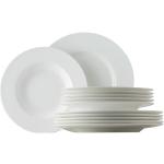 Weiße Rosenthal Tafelservice aus Keramik 12-teilig 