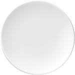 Weiße Teller 10 cm aus Porzellan mikrowellengeeignet 
