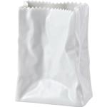 Weiße 10 cm Rosenthal Tütenvasen 10 cm matt aus Papier 