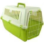 Grüne Transportboxen für Kaninchen & Kleintiere aus Kunststoff 