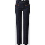 Reduzierte Dunkelblaue Rosner Antonia Bootcut Jeans mit Reißverschluss aus Baumwolle für Damen Größe XS Weite 42, Länge 32 
