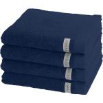 Blaue Moderne Ross Handtücher Sets aus Frottee 50x100 