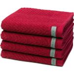 Rote Ross Smart Handtücher Sets aus Frottee 50x100 