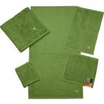 Grüne Unifarbene Ross Gästehandtücher aus Frottee trocknergeeignet 