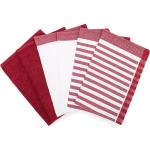Rote Karo Ross Geschirrtücher & Küchenhandtücher  aus Textil 6-teilig 